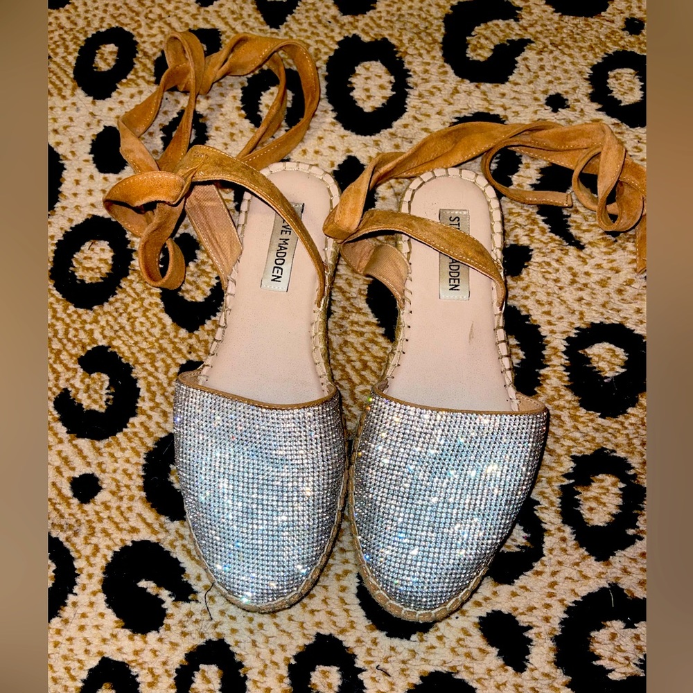 Steve Madden Rhinestone Espadrilles